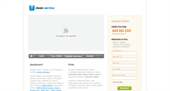 Desktop Screenshot of cleanservice.cz